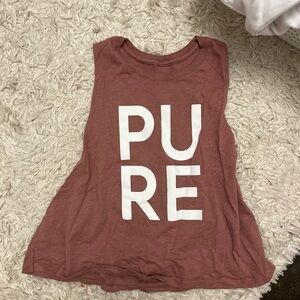 Cropped Pure Tank